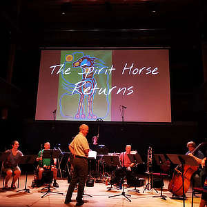 Spirit Horse Returns: in performance at the Festival of the Sound