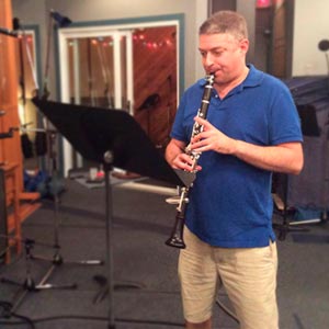 Recording session at Toronto's Canterbury Studios of Iranian-Canadian composer Amin Honarmand's exciting new clarinet sonata.