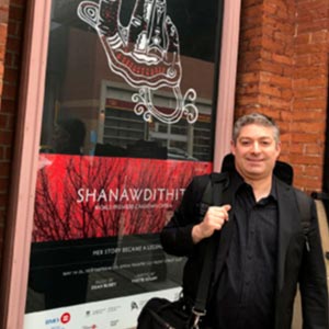 Performing the premiere of composer Dean Burry's opera Shanawdithit, Toronto