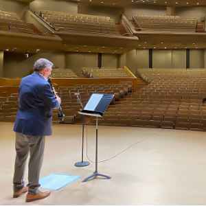 Solo recording in Toronto's Roy Thomson Hall for composer Frank Horvat