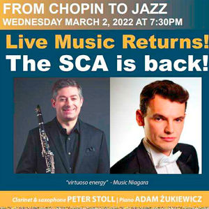 Sophisticated Fusion: From Chopin to Jazz, Wednesday March 2, 2022