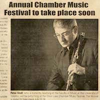 Annual Chamber Music Festival to take place soon