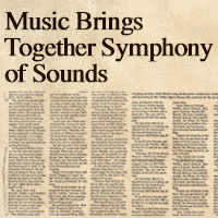 Music Brings Together Symphony of Sounds