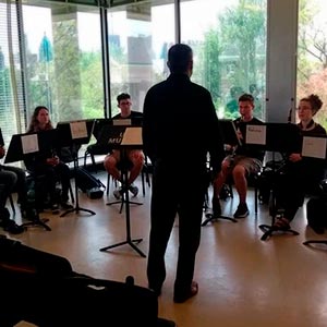 Denis Wick Canadian Wind Orchestra clarinet sectional May 2018