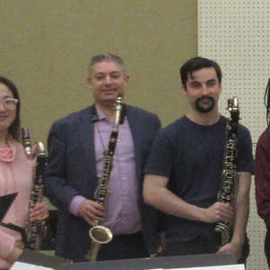 Clarinet Choir reading session at the University of Toronto, 2019