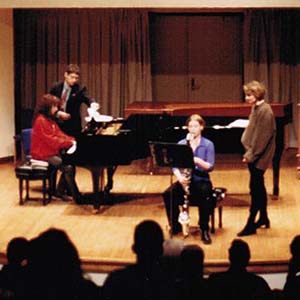 Hosting a UofT master class by famed German clarinetist Sabine Meyer